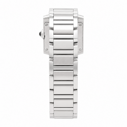 Cartier Tank Française Small WSTA0065 White Dial Watch